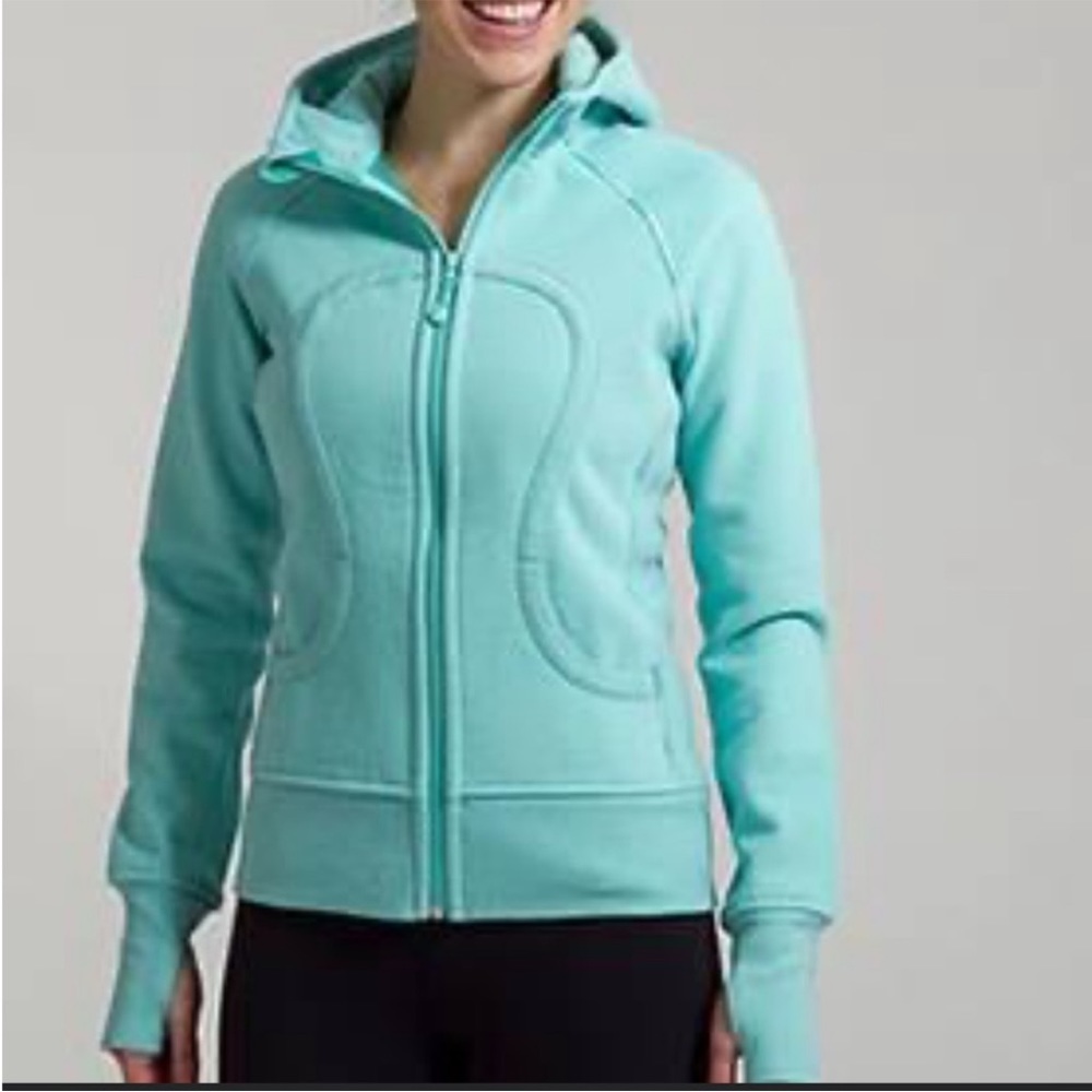 Lululemon Scuba Hoodie Heathered Beachy Green Heathered Aruba
Cotton Fleece